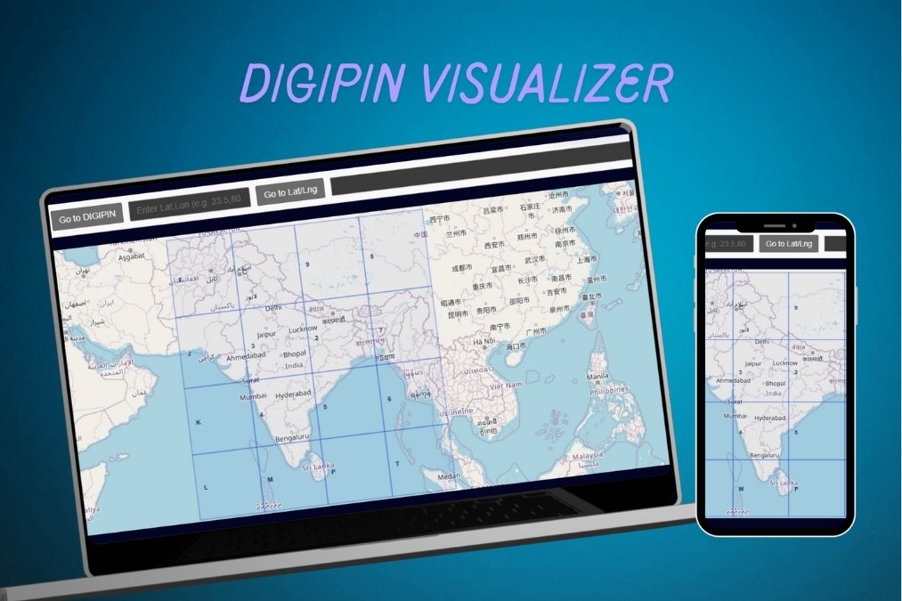 DIGIPIN Visualizer – Interactive Digital PIN Code Mapping Tool | Raja GeoDev